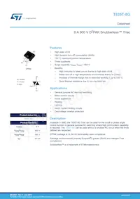 T835T-8G Datasheet Copertura