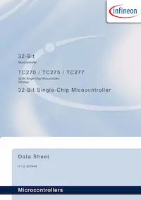 TC277TP64F200SDCKXUMA1 Datasheet Cover