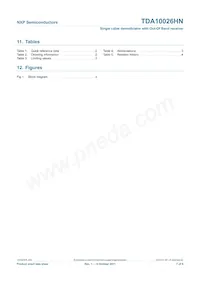 TDA10026HN/C1 Datasheet Page 7
