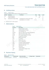 TDA10027HN/C1 Datasheet Page 4