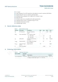 TDA18250BHN/C1K數據表 頁面 2