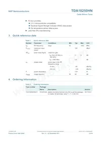 TDA18250HN/C1數據表 頁面 2
