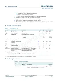 TDA18260HN/C1數據表 頁面 2