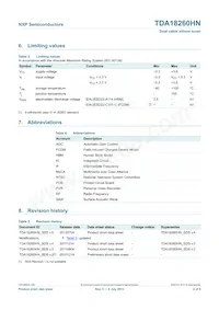 TDA18260HN/C1 Datasheet Pagina 4