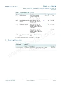 TDA18273HN/C1 Datasheet Page 2
