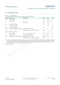 TDA18275HN/C1Y數據表 頁面 4