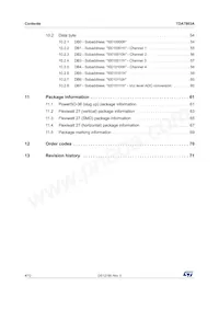 TDA7803A-ZST數據表 頁面 4