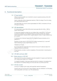 TDA9898HN/V3 Datenblatt Seite 15