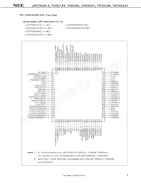 UPD70F3036HYGC-8EU-A Datasheet Page 5