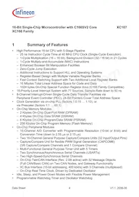 XC167CI32F40FBBAKXUMA1數據表 頁面 6