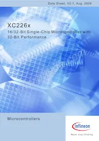 XC226796F66LACKXUMA1 Datasheet Cover