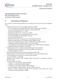 XC2310S8F40RAAKXUMA1 Datasheet Page 7