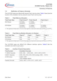 XC2765X72F80LAAKXUMA1 Datasheet Page 11