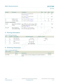 Z0107NN Datasheet Page 2