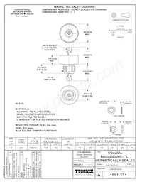 4601-054LF 데이터 시트 표지