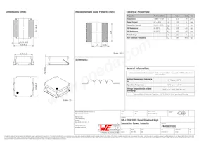 74405031033 Datasheet Cover