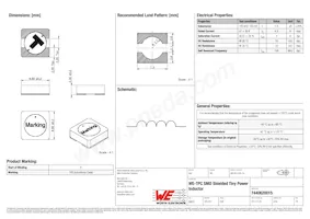 7440620015 Datasheet Cover