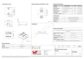 744355090 Datasheet Cover