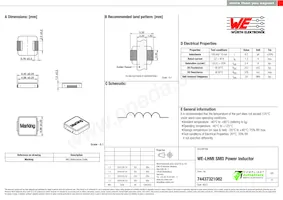 74437321082 Datasheet Copertura