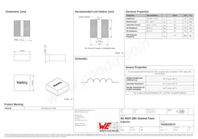 74438335010 Datasheet Cover