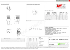 744743471 Datasheet Cover