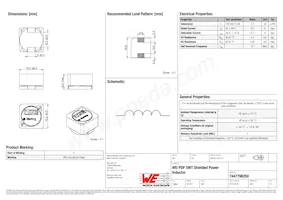 7447798250 Datasheet Copertura