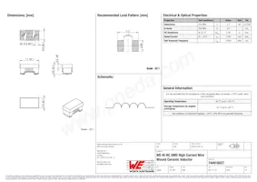 744916027 Datasheet Copertura