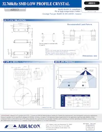 ABS13-32.768KHZ-T Datasheet Page 2