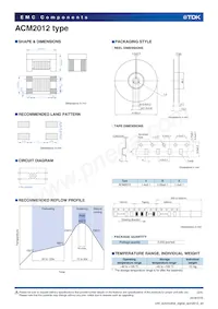 ACM2012-121-2P-T001 Datasheet Pagina 3