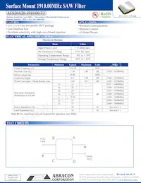 AFS20A20-1910.00-T3 Datasheet Cover
