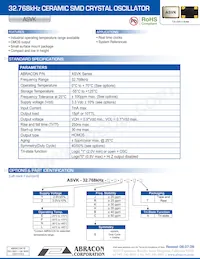 ASVK-32.768KHZ-Z-ECS-T Datenblatt Cover