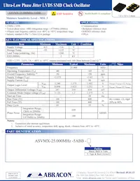 ASVMX-25.000MHZ-5ABB Datasheet Cover