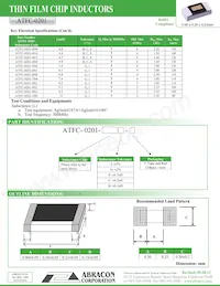 ATFC-0201-8N2G-T Datasheet Page 2