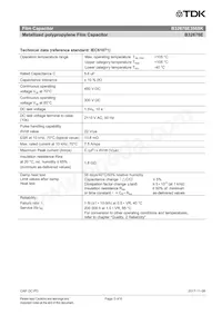 B32676E3565K000 Datasheet Pagina 3