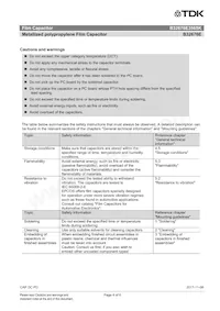 B32676E3565K000 Datasheet Pagina 4