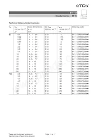 B41112A4106M000 Datasheet Page 11