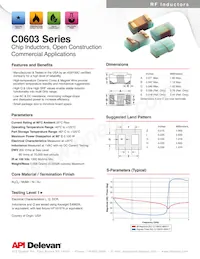 C0603C-9N50G1T4 Datenblatt Cover