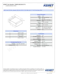 C0603X180J5GACTU Datasheet Cover