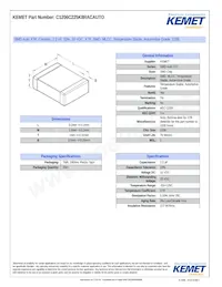 C1206C225K8RACAUTO Datasheet Copertura