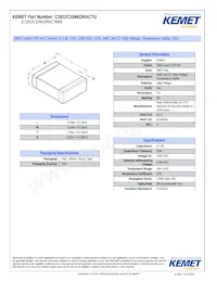 C1812C104KDRAC7800 Datasheet Cover