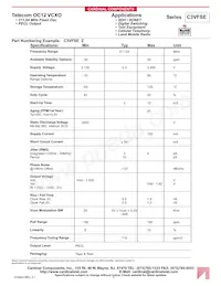 C3VFSE7 Datasheet Cover