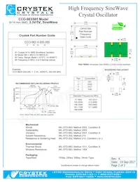 CCO-983-200.000 Datasheet Page 2