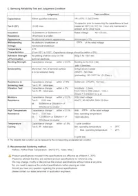 CL10B123KB8NNNC Datasheet Page 2