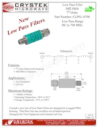 CLPFL-0700 Cover