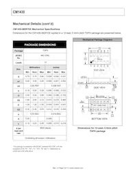 CM1430-06DE Datasheet Page 9