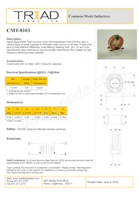 CMT-8103 Datasheet Copertura