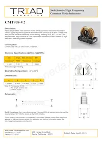 CMT908-V2-B Datasheet Cover