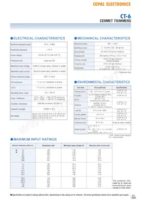 CT6H503 Datasheet Page 3