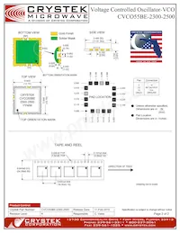 CVCO55BE-2300-2500 데이터 시트 페이지 2