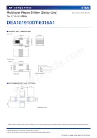 DEA101910DT-6016A1 Datasheet Pagina 2